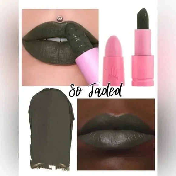 Brand New! So Jaded - Jeffree Star Velvet Trap Lipstick Green BNIB NWT - Picture 1 of 4